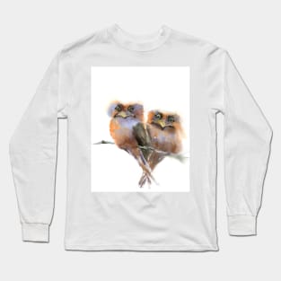 Tawny Frogmouth owl Long Sleeve T-Shirt